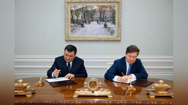 'Ўзбекистон ва Россия газ соҳасида ҳамкорлик бўйича "йўл харитаси"ни имзолади'ning rasmi