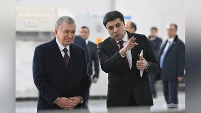 'Prezident Quvasoyda keramika korxonasi faoliyati bilan tanishdi (foto)'ning rasmi