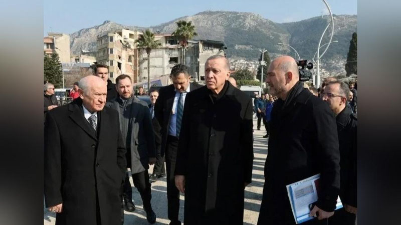 'Biz barcha shaharlarimizdagi uylar, ish joylari, sanoati, qishloq xo`jaligini zarracha regressiyaga olib kelmasdan tiklaymiz - Erdo`g`on'ning rasmi