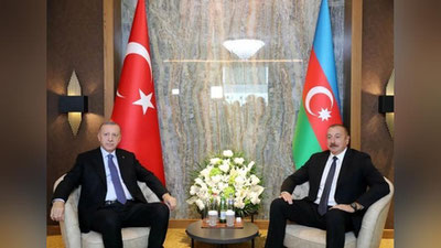 'Ilhom Aliev Erdog`an bilan Istanbulda uchrashdi'ning rasmi