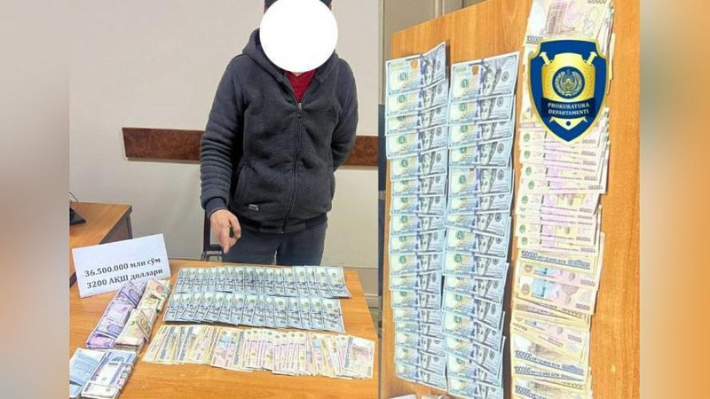 'Бухорода валюта қимматликларини ноқонуний муомалага киритишга уринган шахс қўлга тушди'ning rasmi