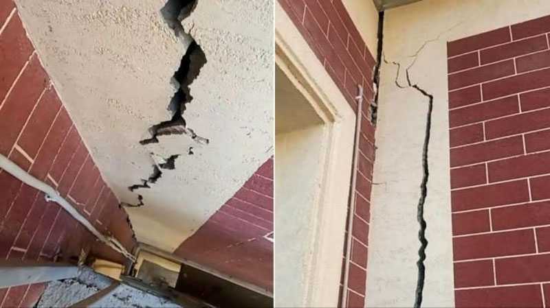 'Toshkentdagi jurnalistika universiteti o`quv binosi devorida yoriq yuzaga keldi'ning rasmi