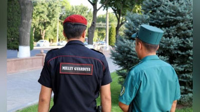 'Ichki ishlar va Milliy gvardiya xodimlariga qo`shimcha vakolatlar berildi'ning rasmi