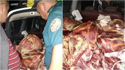 'Navoiyda iste`molga yaroqsiz go`sht olib ketayotgan fuqaro ushlandi'ning rasmi