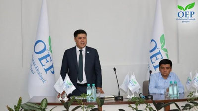 'Prezidentlikka nomzod Abdushukur Xamzaevning Xorazm viloyatidagi ishonchli vakili urganchlik saylovchilar bilan uchrashdi'ning rasmi