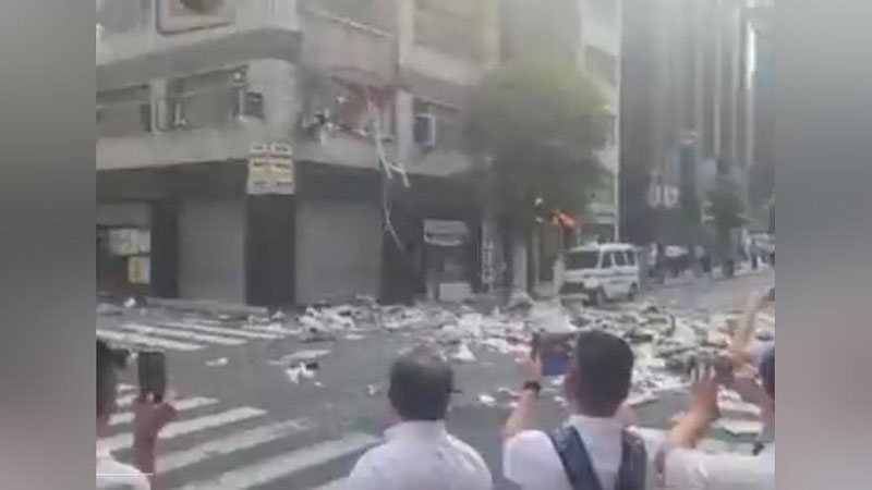 'Tokiodagi binoda portlash sodir bo`ldi (video)'ning rasmi