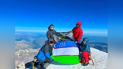 'O`zbekistonliklar Elbrus cho`qqisini zabt etishdi'ning rasmi