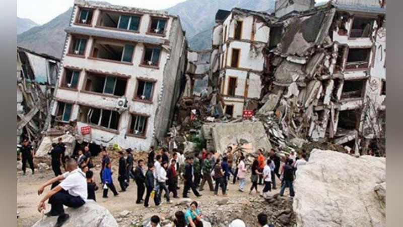 'Nepaldagi zilzila sodir bo`ldi. Oqibatda 128 nafardan ziyod inson halok bo`ldi'ning rasmi
