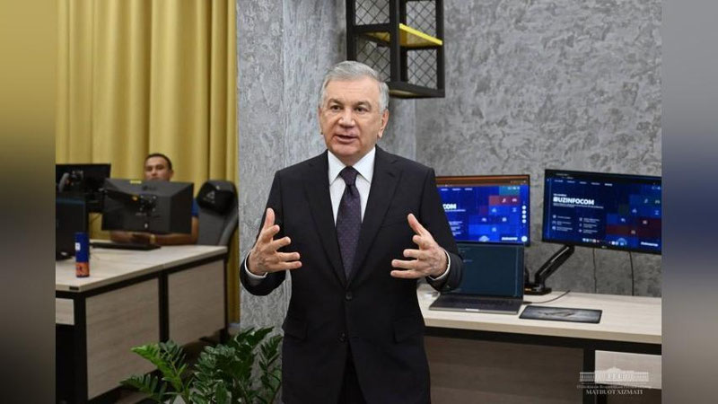 'Sizlar hozirgi islohotlarda bizning eng ishongan kuchimiz. Har bir soha va hudud raqamli texnologiyalar bilan hamohang rivojlanmasa, mamlakat rivojlanmaydi - prezident'ning rasmi