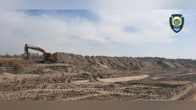 'Surxondaryoda qumni noqonuniy qazib olganlar, davlatga 4,3 mlrd so`m zarar etkazdi'ning rasmi