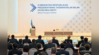 'Shavkat Mirziyoevning 2024 yildagi tadbirkorlar bilan ochiq muloqoti Qoraqalpog`istonda o`tkaziladi'ning rasmi