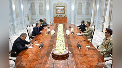 'Shavkat Mirziyoev Pokiston delegasiyasini qabul qildi'ning rasmi