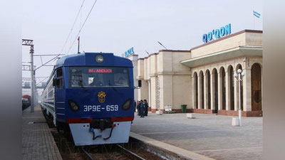 Изрображение 'Ж/д рейс «Андижан – Коканд – Андижан» запущен на обновлённых электричках'