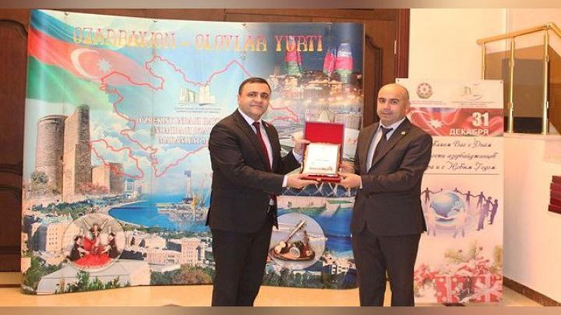 'Ўзбекистон Журналистлар уюшмаси озарбайжонлик журналистларни тақдирлади'ning rasmi