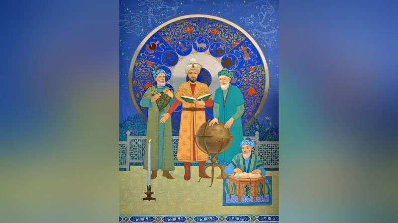 'Ulug`bek qatliga ko`nmagan qozi'ning rasmi