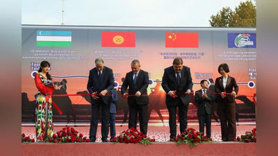 Изрображение 'В ТАШКЕНТЕ ЗАПУЩЕН НОВЫЙ АВТОМОБИЛЬНЫЙ КОРИДОР КИТАЙ-КЫРГЫЗСТАН-УЗБЕКИСТАН'