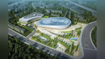 'Тошкентдаги Humo Arena муз саройининг қурилиш жараёни (видео)'ning rasmi