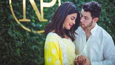 'Priyanka Chopra turmushga chiqdi 'ning rasmi
