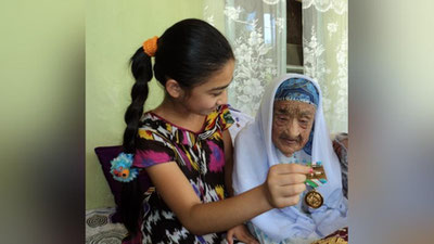 Изрображение 'В ЧЕМ СЕКРЕТ ДОЛГОЛЕТИЯ 118-ЛЕТНЕЙ ЖИТЕЛЬНИЦЫ НАМАНГАНСКОЙ ОБЛАСТИ?'