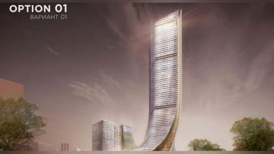 'Toshkentda 45 qavatdan iborat 200 metrlik osmono`par bino quriladi  'ning rasmi