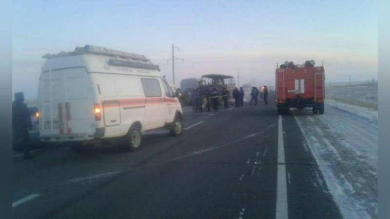 'Қозоғистонлик шифокорлар автобус йўловчиларининг нимадан ҳалок бўлганини аниқлашди'ning rasmi