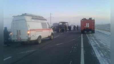'Қозоғистонлик шифокорлар автобус йўловчиларининг нимадан ҳалок бўлганини аниқлашди'ning rasmi
