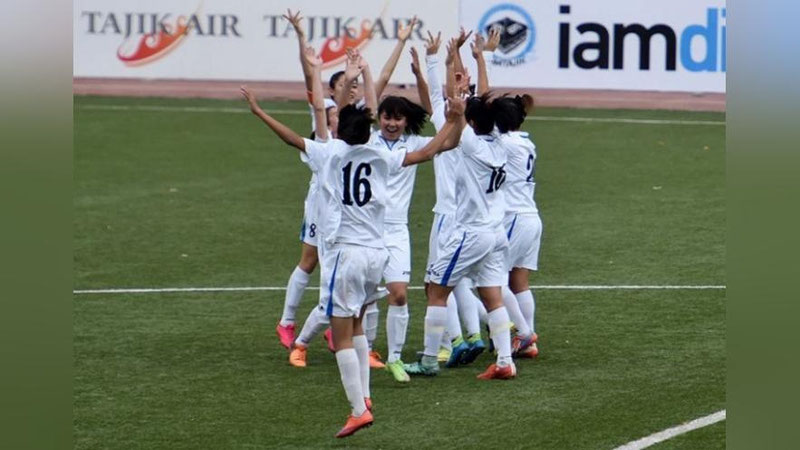 'O`zbekiston ayollar termasi Osiyo Kubogi–2018 saralashini g`alaba bilan boshladi 'ning rasmi