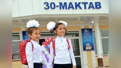 'Barcha ta`lim maskanlarida ilk saboq “Aziz va yagonamsan, jonajon O`zbekistonim!” shiori ostida o`tkazilmoqda'ning rasmi