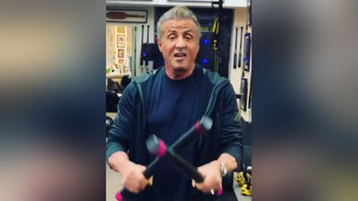 'Silvestr Stallone “Rembo 5”ning suratga olish jarayonlarida qattiq jarohat oldi 'ning rasmi