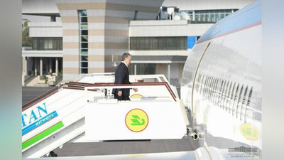 Изрображение 'К концу недели Президент Узбекистана отправится в Туркменистан'