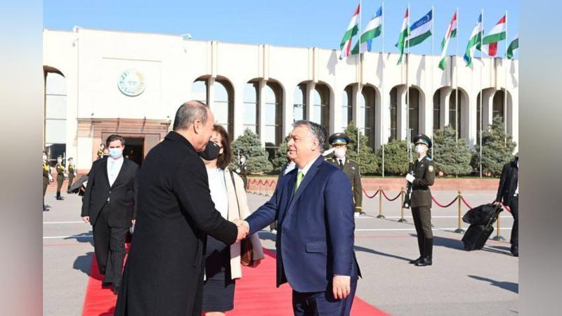 Изрображение 'Завершился официальный визит Премьер-министра Венгрии в Узбекистан'