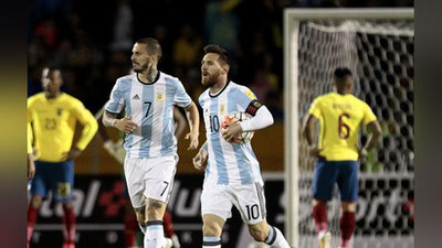 Изрображение 'АРГЕНТИНА ПРОБИЛАСЬ НА ЧМ-2018 БЛАГОДАРЯ ХЕТ-ТРИКУ МЕССИ'