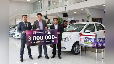 'GM Uzbekistan uch millionchi avtomobil sohibini qutladi'ning rasmi