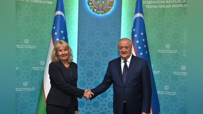 Изрображение 'Спецпредставитель ЕС по Центральной Азии посещает Ташкент (видео)'