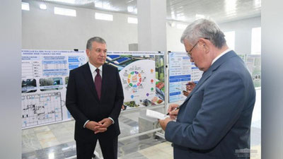 'Prezident «Mo`ynoq akva sanoat» davlat unitar korxonasini borib ko`rdi 'ning rasmi