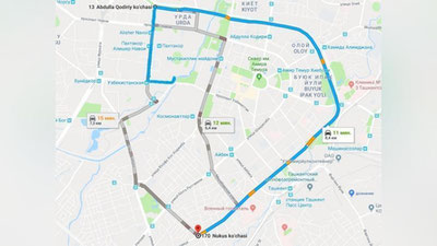 Изрображение 'В СВЯЗИ С ПРОВЕДЕНИЕМ МАРАФОНА В ТАШКЕНТЕ БУДУТ ЗАКРЫТЫ УЧАСТКИ УЛИЦ'