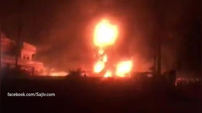 '​Pokistonda poezd neft ortilgan sisterna bilan to`qnashib ketdi, 2 kishi qurbon bo`ldi'ning rasmi