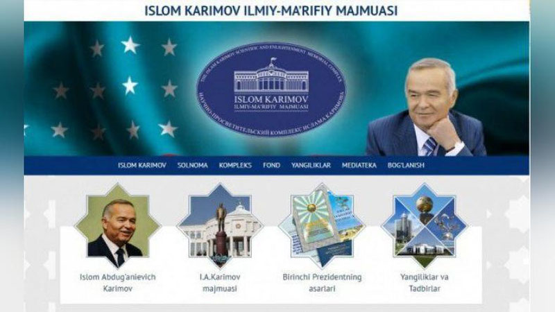 'ISLOMKARIMOV.UZ SAYTI IShGA TUShIRILDI'ning rasmi
