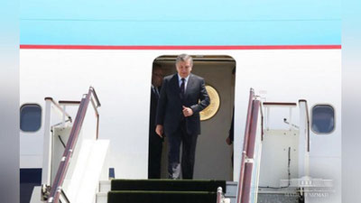 Изрображение 'ПРЕЗИДЕНТ УЗБЕКИСТАНА ВЕРНУЛСЯ В ТАШКЕНТ'