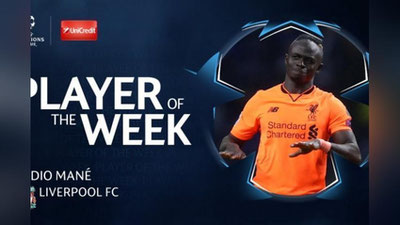 'Садио Мане Чемпионлар лигасида ҳафтанинг энг яхши футболчиси деб топилди'ning rasmi