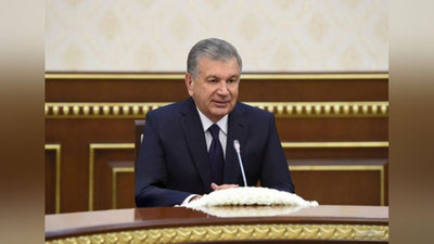 'O`zbekiston Prezidenti Osiyo infratuzilmaviy investisiyalar banki delegasiyasini qabul qildi'ning rasmi