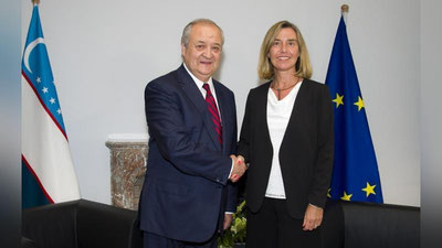 Изрображение 'АБДУЛАЗИЗ КАМИЛОВ ПРИГЛАСИЛ ФЕДЕРИКУ МОГЕРИНИ НА КОНФЕРЕНЦИЮ В САМАРКАНД'