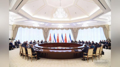 Изрображение 'СОСТОЯЛИСЬ УЗБЕКСКО-ТУРЕЦКИЕ ПЕРЕГОВОРЫ С УЧАСТИЕМ ЛИДЕРОВ СТРАН'