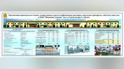 '​Xorazmda O`zbekistondagi eng yirik farmasevtika korxonasi barpo etiladi'ning rasmi
