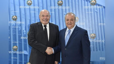 '​Abdulaziz Komilov Rossiya Prezidenti maxsus vakili bilan uchrashdi'ning rasmi