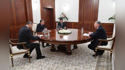 'Президент "Мангольд Консалтинг" компанияси бошқаруви раиси билан учрашди'ning rasmi