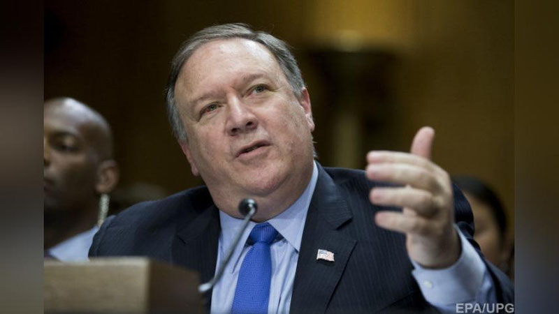 Изрображение 'Встреча с Госсекретарем США Майклом Помпео перенесена'