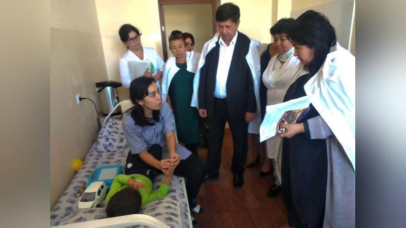 'Maktabgacha ta`lim vazirligi Samarqanddagi uchta bog`cha tarbiyalanuvchilari zaharlanishi holatini o`rganib chiqdi'ning rasmi