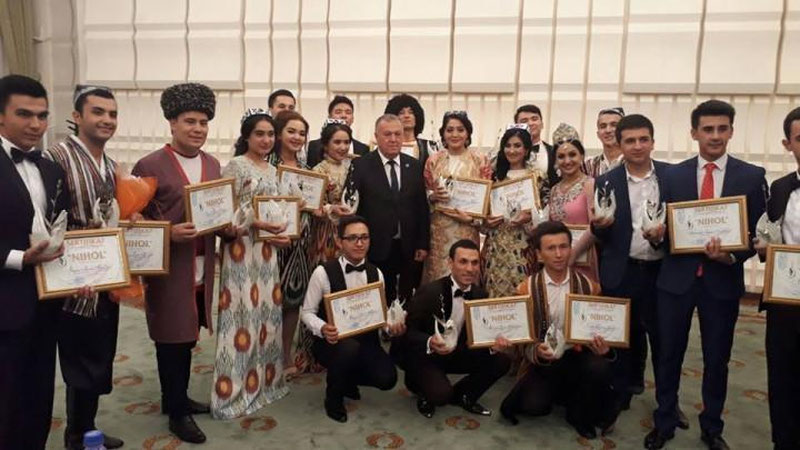 '​20 NAFAR YoSh XONANDA "NIHOL" MUKOFOTI BILAN TAQDIRLANDI'ning rasmi