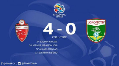 Изрображение 'ТАШКЕНТСКИЙ "ЛОКОМОТИВ" ПОКИНУЛ ЛИГУ ЧЕМПИОНОВ АЗИИ-2017'